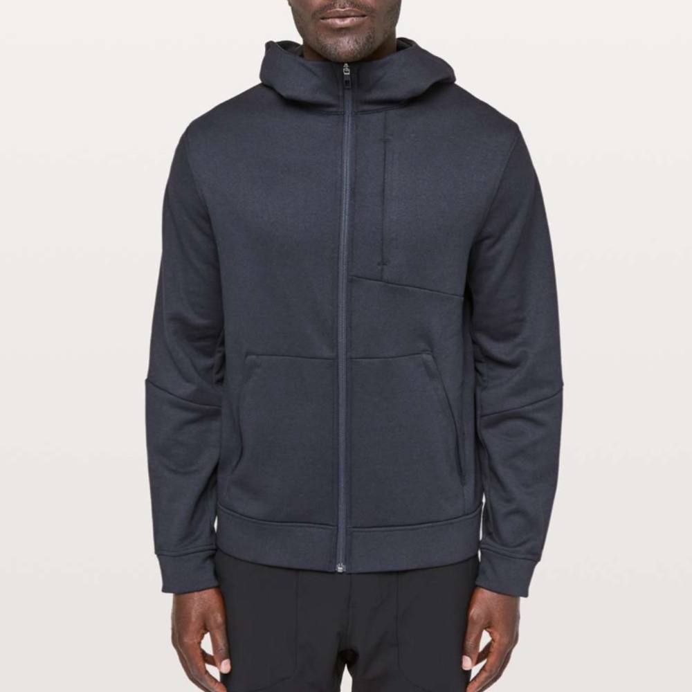 Men's LULULEMON City Sweat Zip Hoodie Thermo Navy Sz. XL